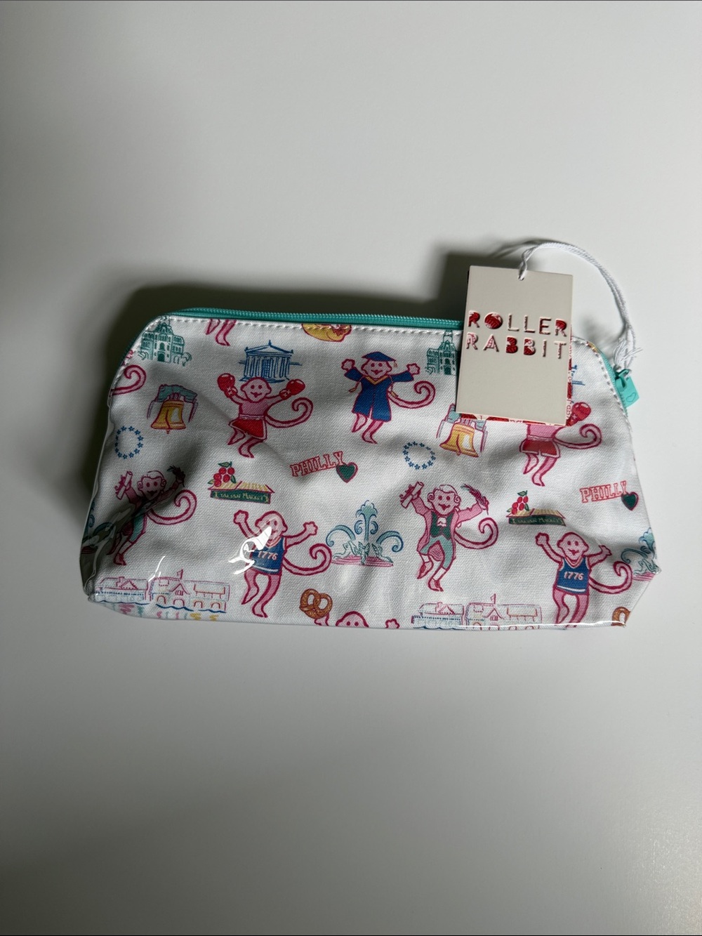 NWT Philly Monkey Makeup Bag Large